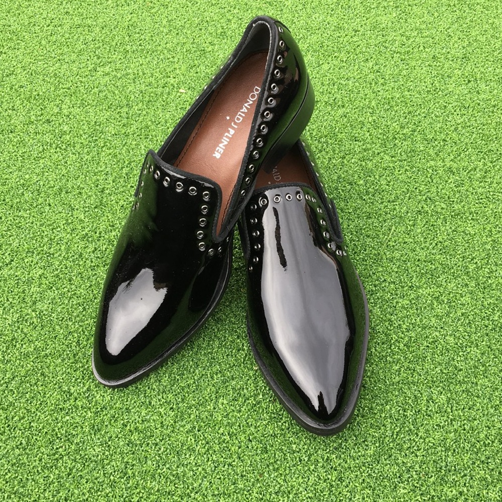 Donald Pliner Patent Loafers